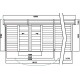 Abri de jardin ARHUS imprégné