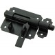 Verrou porte-cadenas 80mm noir