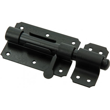 Verrou de box 100mm noir