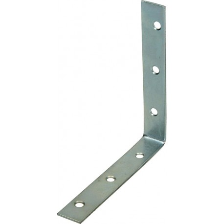 Equerre pliée zinguée 125x20mm