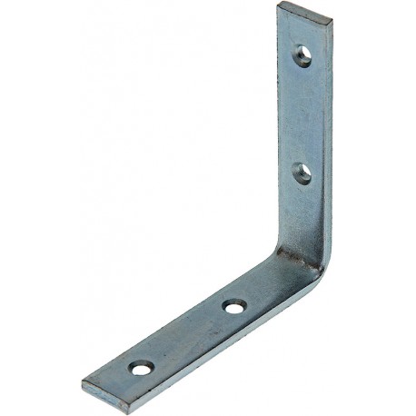 Equerre lourde zinguée 100x20x5mm