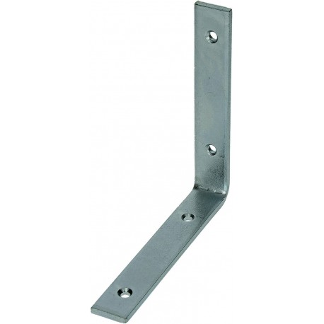 Equerre lourde zinguée 150x20x5mm