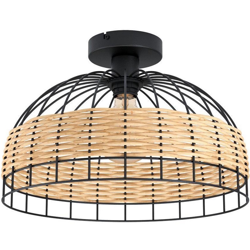 ANWICK Plafonnier rotin 
