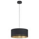 ESTEPERRA  Suspension tissus 53cm noir/or