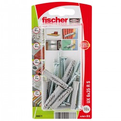 Chevilles et vis FISCHER UX6 10pcs