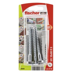 Chevilles et vis FISCHER UX10 x 60 4pcs