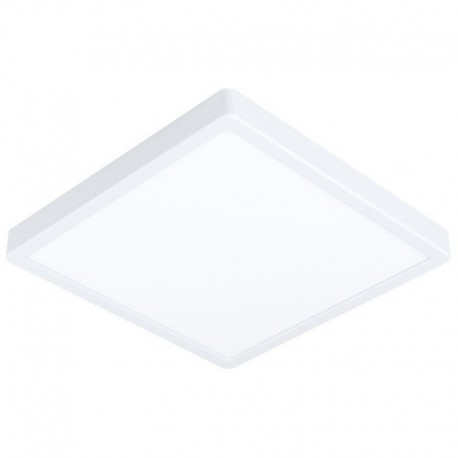 FUEVA Plafonnier LED carré 28cm blanc CW