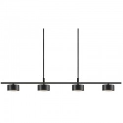 CLYDE Lustre barre 4 lampes LED