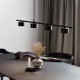 CLYDE Lustre barre 4 lampes LED