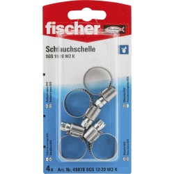 Colliers de serrage FISCHER 12-20 mm 4pcs