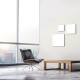CANVAS BLANC plafonnier LED 45x45cm