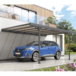 Carports adossé en aluminium MISTRAL