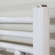 Radiateur sèche-serviette H120x40cm blanc