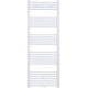 Radiateur sèche-serviette H160x40cm blanc