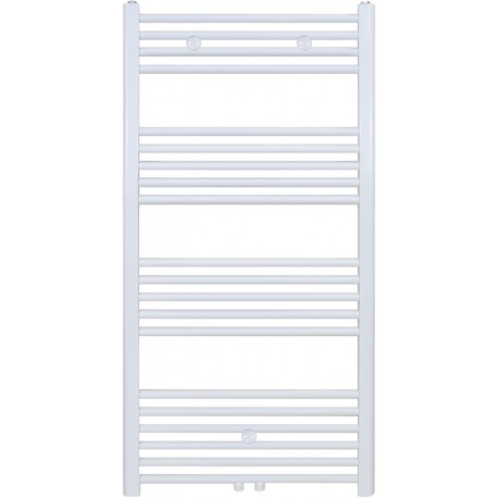 Radiateur sèche-serviette H120x50cm blanc