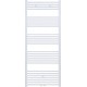 Radiateur sèche-serviette H160x60cm blanc