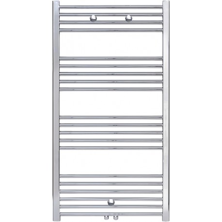 Radiateur sèche-serviette H120x60cm chromé