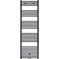 Radiateur sèche-serviette H180x60cm noir mat