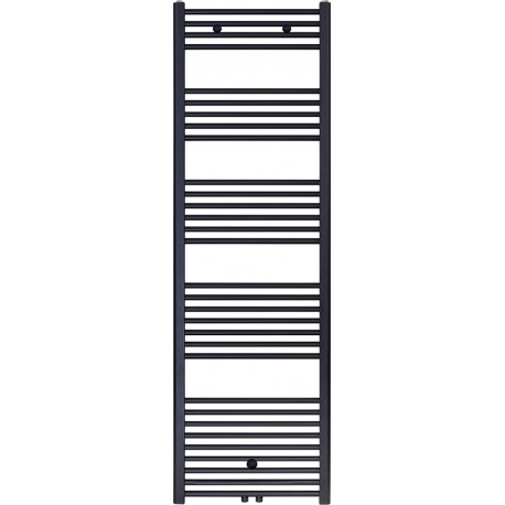 Radiateur sèche-serviette H180x60cm noir mat