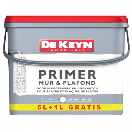 DE KEYN PRIMER mur & plafond 5+1 litres