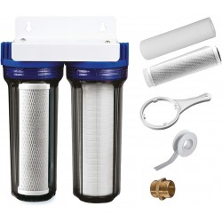 Kit de filtration double impuretés/charbon