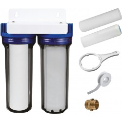 Kit de filtration double impuretés/calcaire