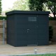 TELLURIA Abri en acier galvanisé Eleganto 2721 anthracite
