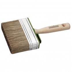 Brosse carrée pour lasure avec manche en bois 3 x 12 cm