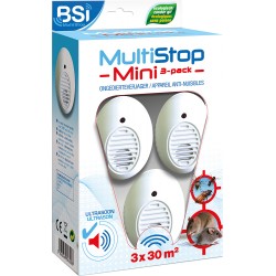 Pack 3 répulsifs électroniques MULTISTOP Mini
