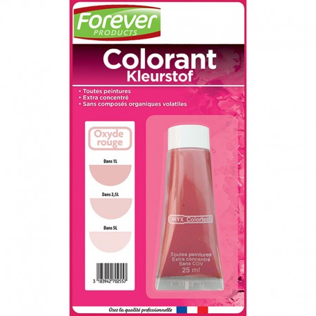 Colorant universel 25ml Oxyde rouge