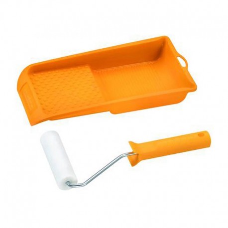Set à laquer: bac + rouleau