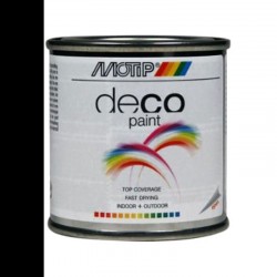 MOTIP DECO Paint Peinture Noir profond brillant 100 ml