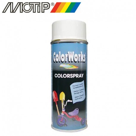 MOTIP COLORWORKS Spray Blanc satiné 400 ml