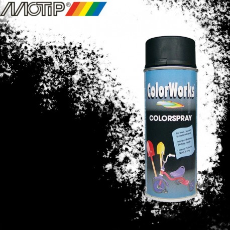 MOTIP COLORWORKS Spray Noir satiné 400 ml