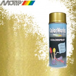 MOTIP COLORWORKS Spray Or brillant 400 ml