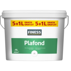 FINESS Peinture spécial plafond 5+1L