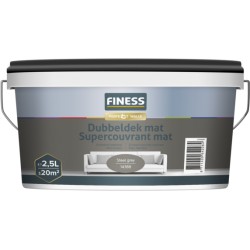 FINESS Supercouvrant Mat 2,5L Steel Grey