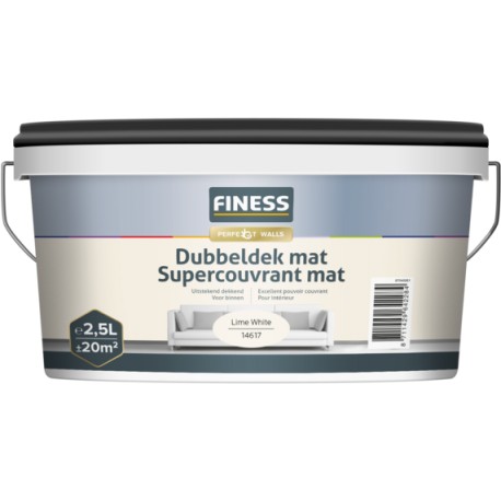 FINESS Supercouvrant Mat 2,5L Lime White