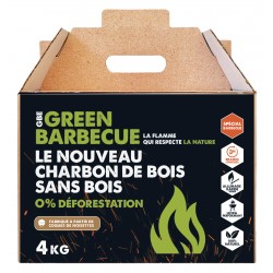 Briquettes GREEN BARBECUE coques noisettes 4Kg