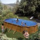 Piscine MEXICO bois 744 x 399/120