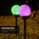 Set de 3 balises solaires boules