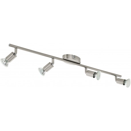 BUZZ Rail 4 spots acier brossé