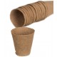 18 Pots en tourbe ronds 6cm