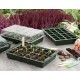 Set 2 mini-serres avec 6 plateaux intérieurs