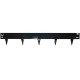 Bordure flexible en acier noir 16cm