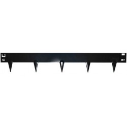 Bordure flexible en acier noir 16cm