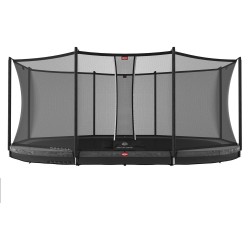 Trampoline BERG INGROUND Favorit Oval 520 gris