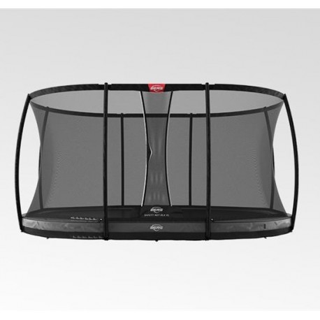 Trampoline BERG Elite Oval Inground filet XL 520 gris