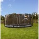 Trampoline BERG Elite Oval Inground filet XL 520 gris