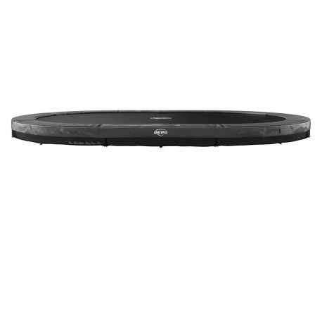 Trampoline BERG Elite Oval Inground sans filet 520 gris